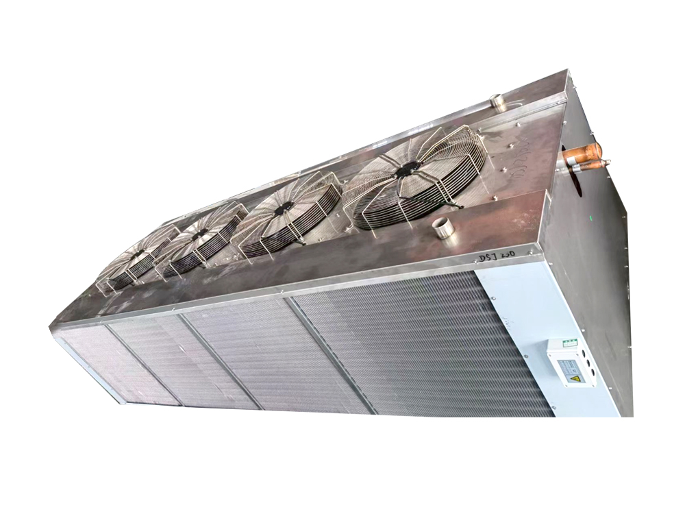 Воздухоохладитель с двусторонним выходом воздуха полностью из нержавеющей стали