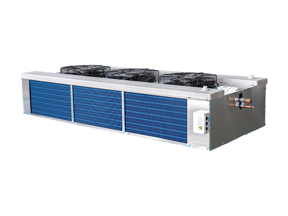 Воздухоохладитель в корпусе из нержавеющей стали с двусторонним выходом воздуха