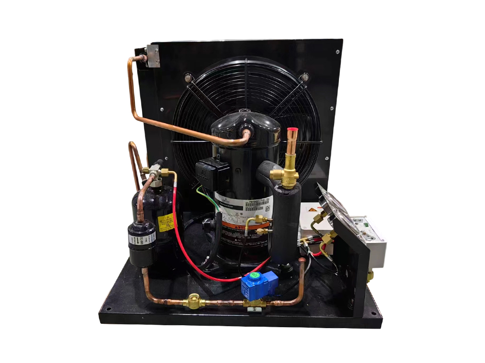 3-х/4-х сильный открытый компрессорно-конденсаторный агрегат в транспортной упаковке