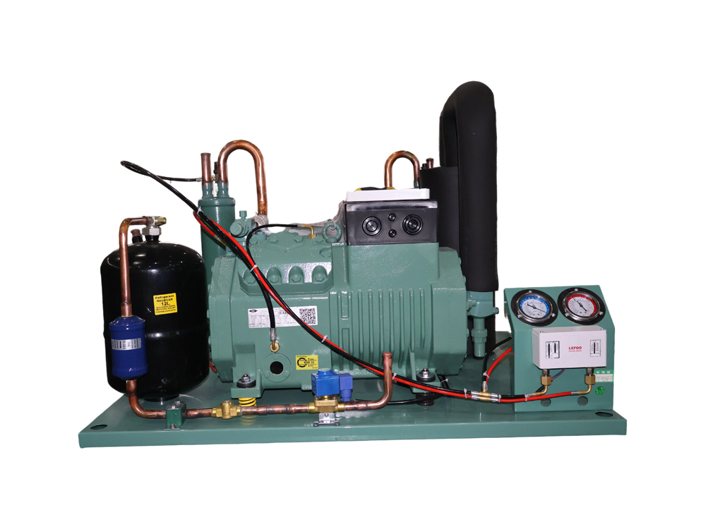 Открытый компрессорно-конденсаторный агрегат без конденсатора