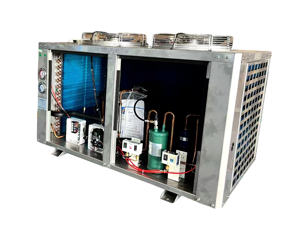 U-образный компрессорно-конденсаторный агрегат в корпусе из нержавеющей стали